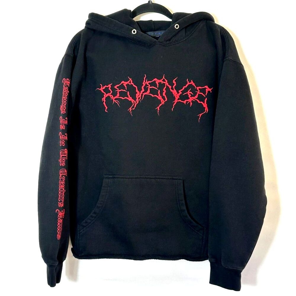 Revenge “A Friend Is Nothing But A Known Enemy” Hoodie Size M